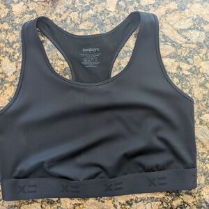 TomboyX Jet Black Racerback Sports Bra